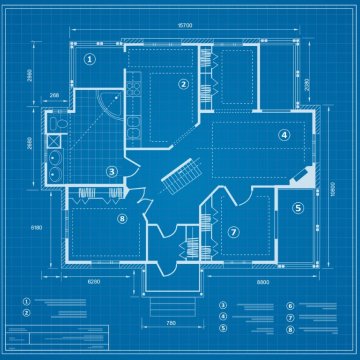 blueprint for house